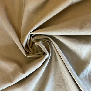 Kahki - GOTS certified organic cotton woven light weight fabric