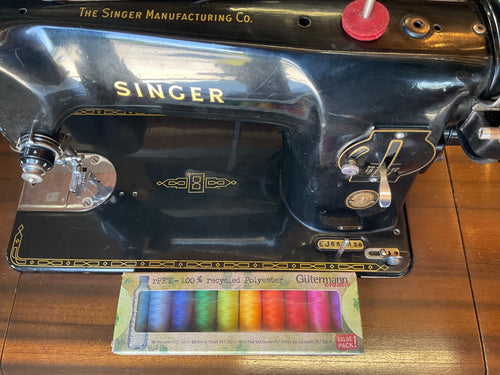 Recycled polyester thread