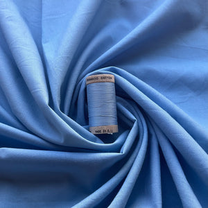 Sky Blue - GOTS certified organic cotton woven light weight fabric