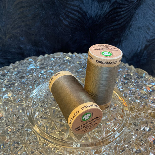 Organic Cotton Thread - Lead Gray 4824 - 30/2 weight - 275 meters