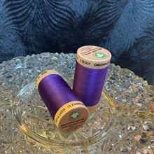 Load image into Gallery viewer, Organic Cotton Thread - Royal Purple 4813 - 30/2 weight - 275 meters